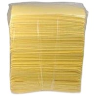 Sopdoek geel, 1/4 vouw 125 g/m² (1 x 200 stuks)